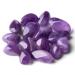 XIANNVXI Amethyst Crystal Stones Natural Irregular Polished Tumbled Stones Bulk Crystals Gemstones Vase Filler Decorative Stones Reiki Palm Energy Stones 100 Gram A - Amethyst