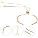 HAPINARY 10pcs Adjustable Bracelets Adjustable Cuff Bracelet Bracelets Aesthetic Bracelets for Girls Adjustable Decors Chic Wrist Jewelry Open Bracelets Beads Copper Preserve Color Golden 23X0.3cm - Buy Online on GoSupps.com