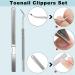 Toenail Clippers Heavy Duty Nail Clippers for Thick Toenails Large Ingrown Toe Nail Clippers-Long Handle Stainless Steel Sharp Ingrown Nail Clipper for Seniors-Black - Buy Online on GoSupps.com