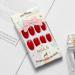 Yizaca Glossy Oval Red Short Press on Nails - 24Pcs Set D for Women and Girls - Buy Online on GoSupps.com
