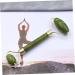 Minkissy 3Pcs Anti-Fold Gua Sha & Jade Face Roller Set | Facial Massage Tools for Skin Care | Double Head Iron Frame - Buy Online on GoSupps.com