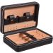 Cigar Boxs Cigar Case Cigar Box Cigar Humidors Leather Cigar Humidor with a Humidifier and Stainless Cutter Portable Light Weight Gift - Buy Online on GoSupps.com