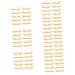 Balacoo 70 Pcs Eyebrow Practice Skin Waterproof Eyebrow Pen Microblading Practice Skin Practice Tool Blank