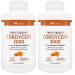 ML Naturals Triple Strength Cordyceps 3000 Made with Organic Cordyceps 240 Vegetable Capsules. Healthy Immune Support & Cardiovascular Support. Non-GMO NSF-Certified & cGMP-Compliant (Pack of 2)