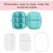TEOYALL 2 PCS Travel Pill Organizer - 8 Compartment Portable Pill Box for Daily Medicine - Blue/Pink - Buy Online on GoSupps.com