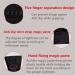 Finger Splint Brace for Stroke & Injury Recovery | Anti-Spasticity Support Gloves & Training Brace - Buy Online on GoSupps.com