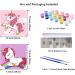 Colorful Unicorn Paint by Numbers Kit for Kids | DIY Oil Painting on Canvas | Beginner Home Wall Decor Arts | 4 Pack (7.8 x 7.8 inch) - GemZono GZ-12 - Buy Online on GoSupps.com