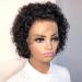 SIZIFEE 8 Short Curly Lace Front Human Hair Wig | Pixie Cut HD Lace Wig for Black Women (Natural Color) - Buy Online on GoSupps.com