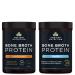 Ancient Nutrition Beef Bone Broth Protein Powder Salted Caramel 20 Servings + Bone Broth Protein Powder Vanilla 20 Servings
