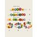QWINEE Flower Decor Dog Collar - Cute Necklace for Small to Medium Dogs - Multicolor - S - Buy Online on GoSupps.com