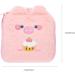 Healvian Plush Period Tampon Pouch & Makeup Bag - Pink Cartoon Coin Purse for Girls & Women - Buy Online on GoSupps.com
