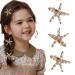 3 Pcs Starfish Hair Clip Bridal Flower Girl Accessories for Wedding
