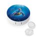 Contact Lens Case Turtle in Blue Water Portable Travel Contact Lens Box Contact Lens Storage Box