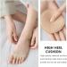 4 Pairs Women's Split Toe Socks - High Heels No Show Cushion Metatarsal Foot Pads - Anti-Slip Cotton Toe Socks - Buy Online on GoSupps.com