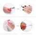 ZIZZON Stainless Steel Cuticle Pusher & Peeler Tool Set - 3 Pack - Buy Online on GoSupps.com