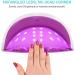 Vanshi 48W UV LED Nail Lamp with Sensor/Timer, LCD Display - Nail Dryer Light for Gel Polish - Home & Salon Use - Buy Online on GoSupps.com