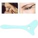Eyebrow Pencil Stencil with Silicone Tail Spoon Flexible Eyeliners Template for Makeup Eye Shadow Painting Eyelashes Auxiliary Lipstick Positioning (Blue) - Buy Online on GoSupps.com
