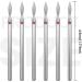 Lusofie 6Pcs Flame Nail Drill Bits Set Cuticle Drill Bit 3/32 Diamond Carbide Cuticle Remover Drill Bits for Nails Professional Cuticle Clean Nail Drill Bit Remove Cuticle Dead Skin Cleaner Tool - Buy Online on GoSupps.com