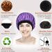 Flaxseed Cordless Heat Cap for Deep Conditioning - Universal Size Purple - Buy Online on GoSupps.com
