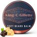 King C. Gillette Beard Grooming Kit for Men - Toiletry Bag with Beard & Face Wash + Beard Balm + Comb - Gifts for Men - Buy Online on GoSupps.com