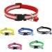 Energetic Adjustable Reflective Pet Collar Safety Release Buckle with Bell for Dog Cat (Yellow) - Buy Online on GoSupps.com