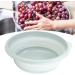 Strnek Portable Folding Wash Basin Kitchen Dish Tub - Collapsible Dishpan for Outdoor Camping Travel - Blue - Buy Online on GoSupps.com