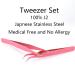 AIEX 2-Pack Eyelash Pliers | Stainless Steel Russian Volume Tongs | Straight & Curved Tips | Pink Eyelash Extension Tools - Buy Online on GoSupps.com