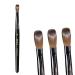 Yasterd Acrylic Nail Brush 100% Kolinsky Acrylic Brushes for Nails Size 18 Oval Crimped Shaped Nail Brushes for Acrylic Application Black Wood Handle Professional Nail Art Powder Brush Manicure Tool 18# Black