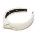 Lele Sadoughi Slim Woven Knotted Headband - Ivory