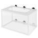 POPETPOP Fish Nursery for Aquarium-Fish Breeding Net Hang on Breeder Box-Large Size