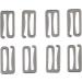 Metal Replacement Bra Strap Slide Hook Swimsuit Bra Hooks - Mixed Color - 1 inch (40pcs) - Buy Online on GoSupps.com