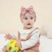 Cinaci Cute Stretchy Baby Turban Hats with Bow - 6 Pack for Girls Newborns to Toddlers - Buy Online on GoSupps.com