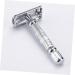 Beaupretty Manual Butterfly Open Safety Razor - Double-Edged Facial & Beard Razor for Men - Premium Metal Shaving Tool - Buy Online on GoSupps.com