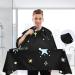 Waterproof Cheetah Barber Cape for Men & Women - Unisex Hair Cutting Bib | Shop Internationally - Buy Online on GoSupps.com