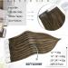 Easyouth Balayage Tape Extensions - Real Hair Seamless Skin Weft Darkest Brown & Ash Brown Mix 12 inch 30g - Ideal for Cancer Patients #2/8/2 - Buy Online on GoSupps.com