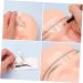 Hemoton 10pcs Tools Eyebrow Ruler Eyebrow Shaping Stencil Transparent Ruler Shape Mold Make up Guide Ruler - Buy Online on GoSupps.com