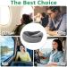 Endxedio Wander Plus Travel Pillow - Memory Foam Neck Pillow for Hiking & Sleep (Black) | Ultimate Comfort for Travel - Buy Online on GoSupps.com