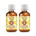 d ve herbes Pure Ginko Root Oil (Ginkgo biloba) Cold Pressed (Pack of Two) 100ml X 2 (6.76 oz)