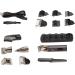Qukaim Hair Trimmer Set Electric Hair Clipper Set with 6 Guide Combs for Men Waterproof Nose Hair Cutter and Eyebrow Grooming - Buy Online on GoSupps.com