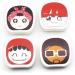 Buy Cute Cartoon Contact Lens Box Holder - Mini Storage Set for Left/Right Eye - Perfect for Outdoor Use | International Shipping Available - Buy Online on GoSupps.com