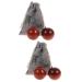 Fomiyes 2 sentences handball handball hand massage balls massage fitness balls massage ball wellness gifts wooden balls handwearing balls chinese style massage balls play with massage device fabric