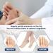 Bunions Splint Socks | Bunions Corrector Pads Bunions Relief Sleeve Brace with Soft Gel Cushion Pad for Foot Hurt Relief Toe Separator Straightener for Overlapping Skin Color - Buy Online on GoSupps.com
