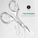 4 Pack Curved Facial Hair Scissors Set - Stainless Steel Mustache Nose Beard Eyebrow Eyelash Trimmers for Men & Women - Buy Online on GoSupps.com