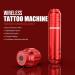 Padieoe Wireless Tattoo Kit for Beginners - Complete Portable Tattoo Pen Set in Red | WTK096 - Buy Online on GoSupps.com