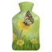 Butterfly Hot Water Bottle With Cover Plush Bed Bottle Hand Warmer For Adults And Children 26.5X15.3cm