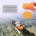 Andiker Dog Flying Disc Toy - Durable Rubber Pet Chew Toy for Outdoor Fun | Large Orange - Buy Online on GoSupps.com