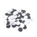 NOLITOY 1 Frosted Sheet Pedicure Tools for Feet Round Sanding Discs Manicure Grinding Slice Nail Set 2.5x2.5cm Black