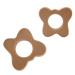 Arakierst 10pcs Cartoon Wood Butterfly Teether - Natural Beech Wooden Handmade DIY Jewelry Pendant - Buy Online on GoSupps.com