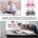2 Pcs Cartoon Rabbit Sleep Eye Masks - Plush Blackout Sleeping Masks for Travel & Relaxation - Buy Online on GoSupps.com