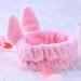 Beaupretty Bunny Ears Headband for Girls & Women - Dark Pink Makeup Hairband & Headdress - Buy Online on GoSupps.com